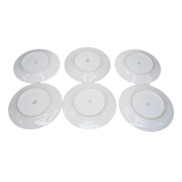 Antique Noritake M Small Plate LOT OF 6 Roses Gold Encrusted 7.5" JAPAN - Picture 3 of 11